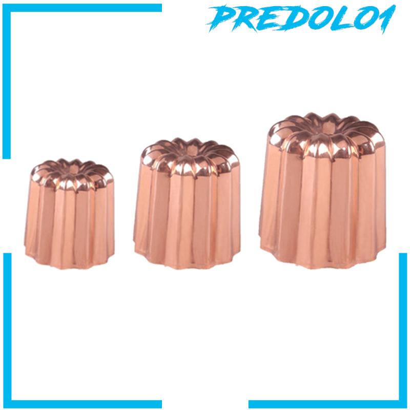 [Predolo1] Canele Mould DIY Handmade Cetakan Kue Anti Lengket Untuk Pesta Dapur Piknik