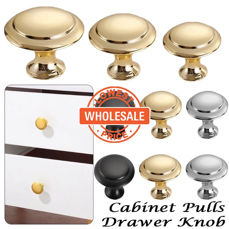 [Grosir] Gagang Pintu Laci Lemari Kepala Jamur Stainless Steel Lubang Satu/Lemari Rumah Universal Pegangan Bulat Yang Dapat Ditarik/Pegangan Pintu Berperekat Non Punching Serbaguna