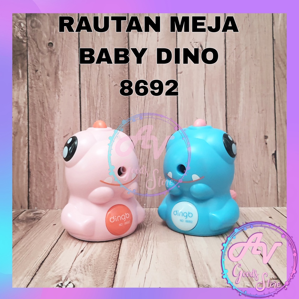 

Rautan Meja Baby Dino DingB 8692 / Serutan Meja Putar Duduk Fancy Lucu