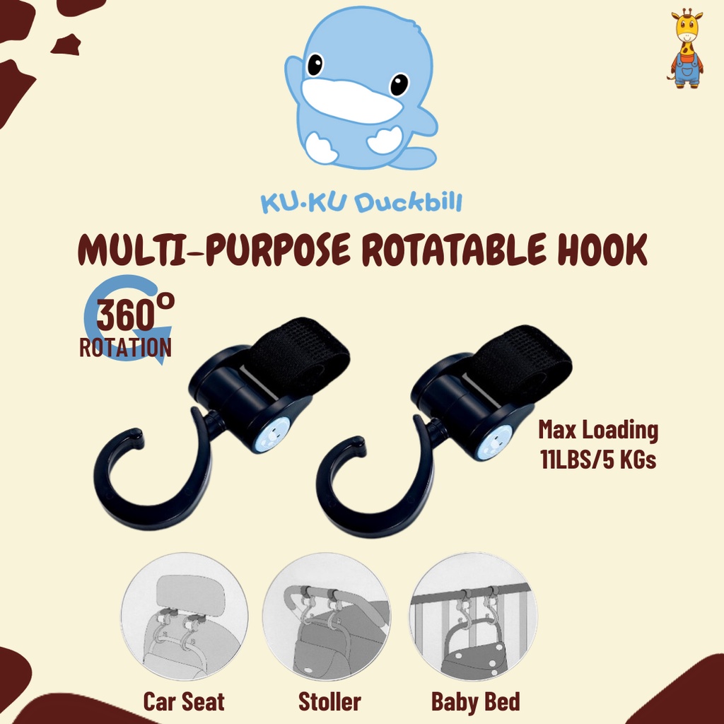 Kuku Duckbill Multi Purpose Rotatable Hook KU5420