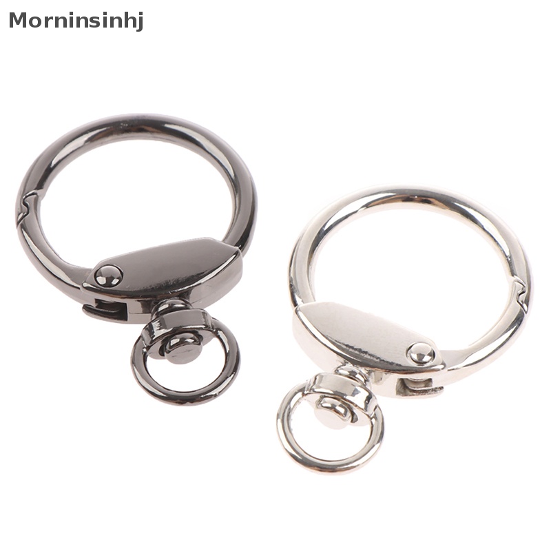 Mornin 5Pcs Penjepit Logam Carabiner Spring Style Rotag Gantungan Kunci Lobster Lock Clip id