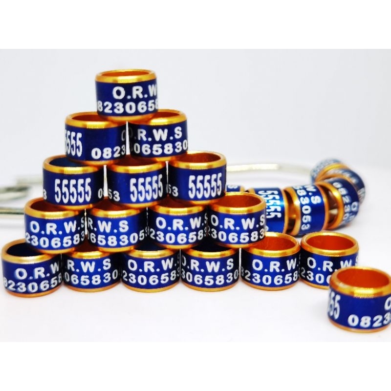 CINCIN BURUNG BRAJANGAN KENARI SERI F1 F2 F3 YOKSHIRE LUBANG 3.5MM