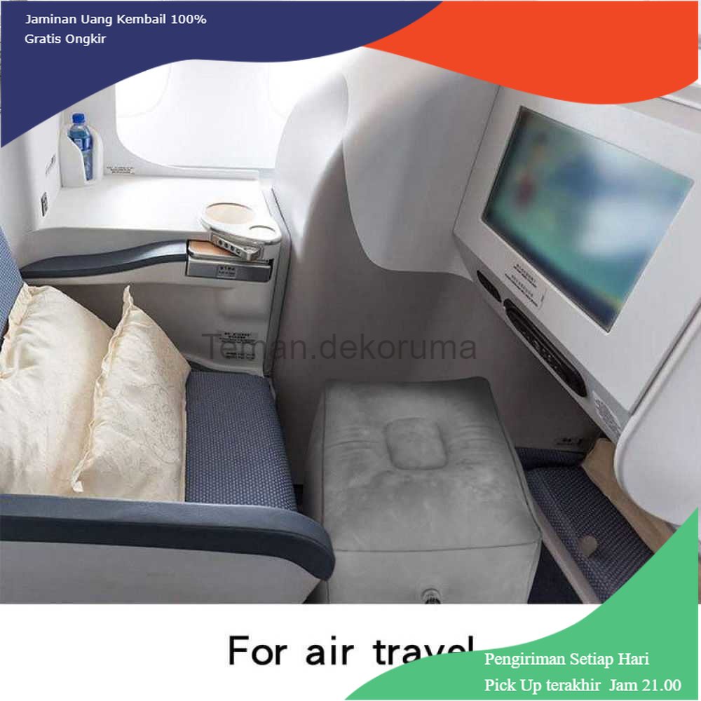 TD - DPR YOWEI Bantal Kaki Tiup Sandaran Foot Rest Pillow Inflatable Travel - Y40CM