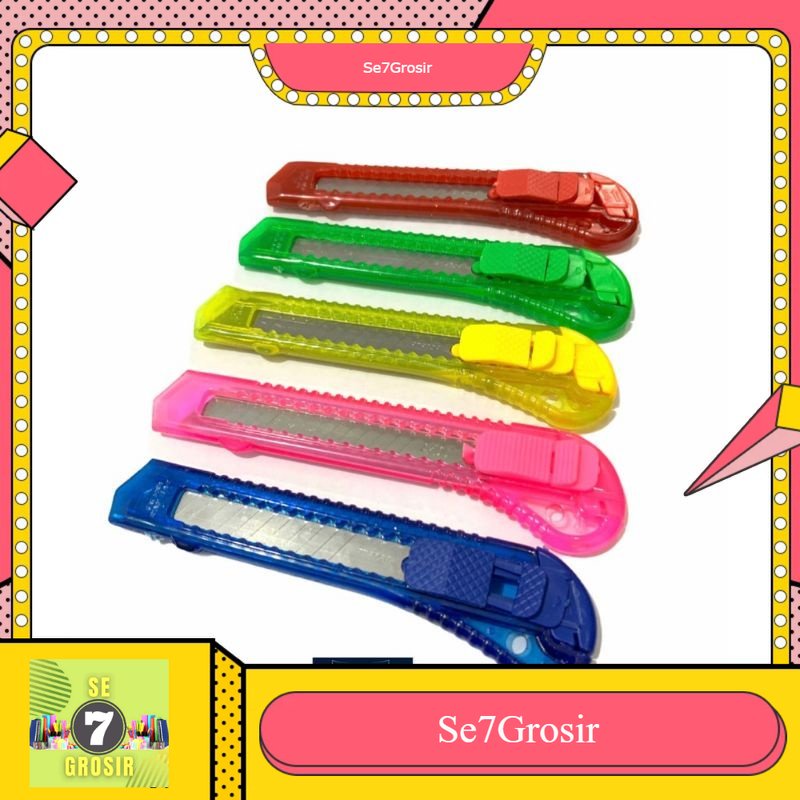

CUTTER/PISAU KERTAS BESAR DAN KECIL - Alat Potong Kertas untuk Berbagai Ukuran