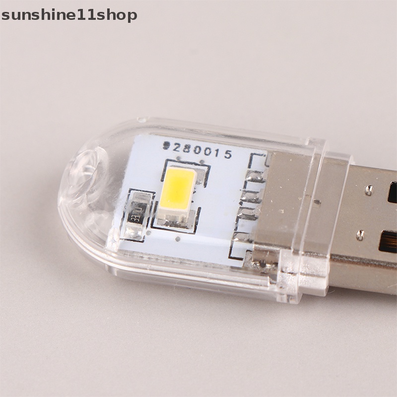 Sho 1Pc Lampu Colokan USB Cahaya Kecil Komputer Mobile Power Charging Mini Night Light N