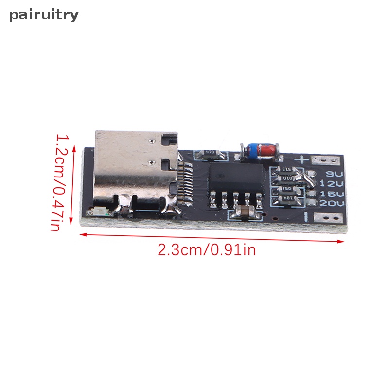 Prt Type-C PD2.0 PD3.0 9V 12V 15V 20V Fast Charge Trigger Polling Detector USB Boost Power Supply Ganti Modul Charger Board Tools PRT