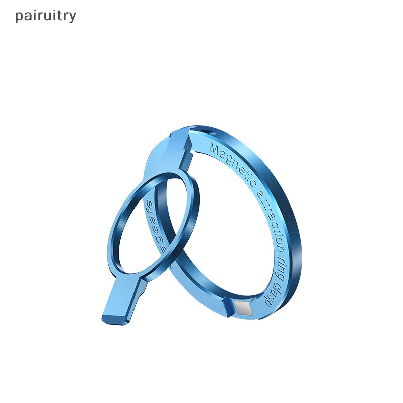 Prt Ultra-Tipis Ponsel Magnetic Ring Holder Portable Alloy Rotasi 360derajat Putaran Ring Gesper Lem Free Ring Buckle Kickstand PRT