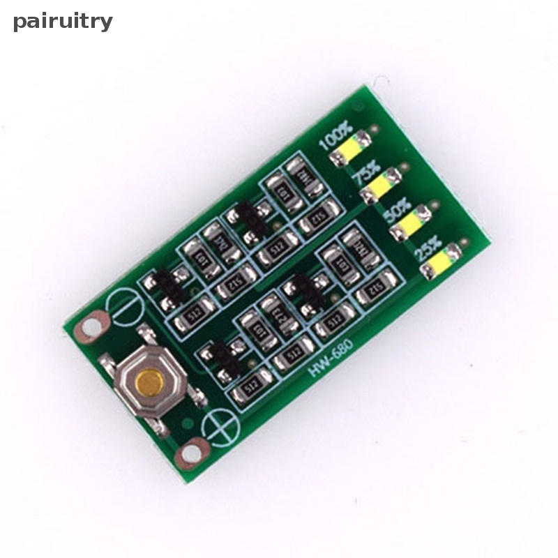 Prt 3S 11.1V 12V 12.6V Papan Display Tingkat Daya Lithium Modul Indikator Kapasitas Li-ion PRT