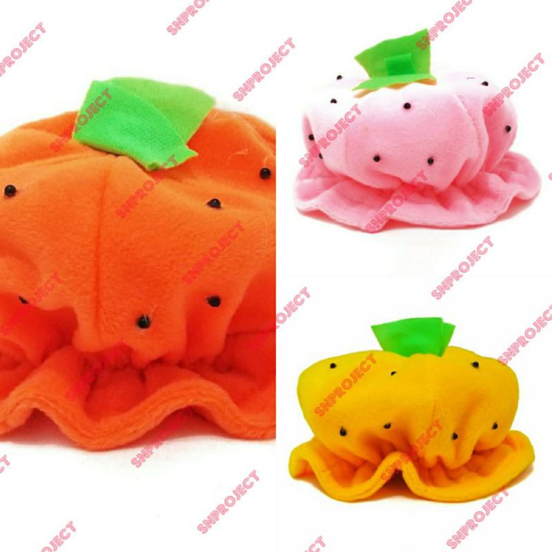 TOPI ANAK STRAWBERRY ) rajut anak Bayi lucu beruang Laki Perempuan Usia 6 Bulan - 4 Tahun arx5