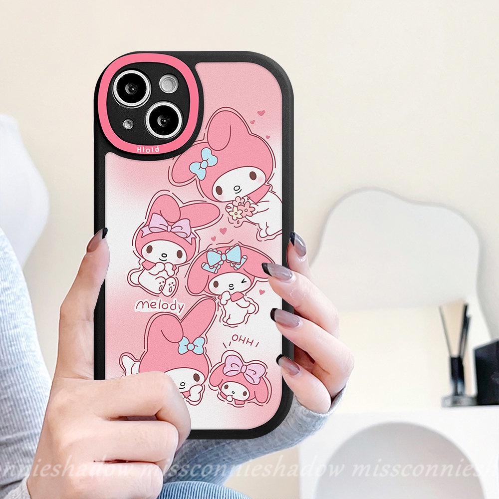 Casing Belakang Untuk Infinix Hot 11 10 9 Play Smart 6 5 Hot 10 Lite Infinix Note 8panas 11s 10T 10s Kartun Imut Kuromi Melody Lembut Tpu Shockproof Cover