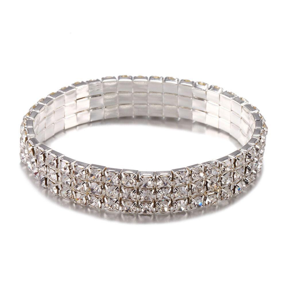 Mxbeauty Set Perhiasan Pernikahan Trendi Vintage Indah Klasik Mengkilap Korea Cincin Gelang Set