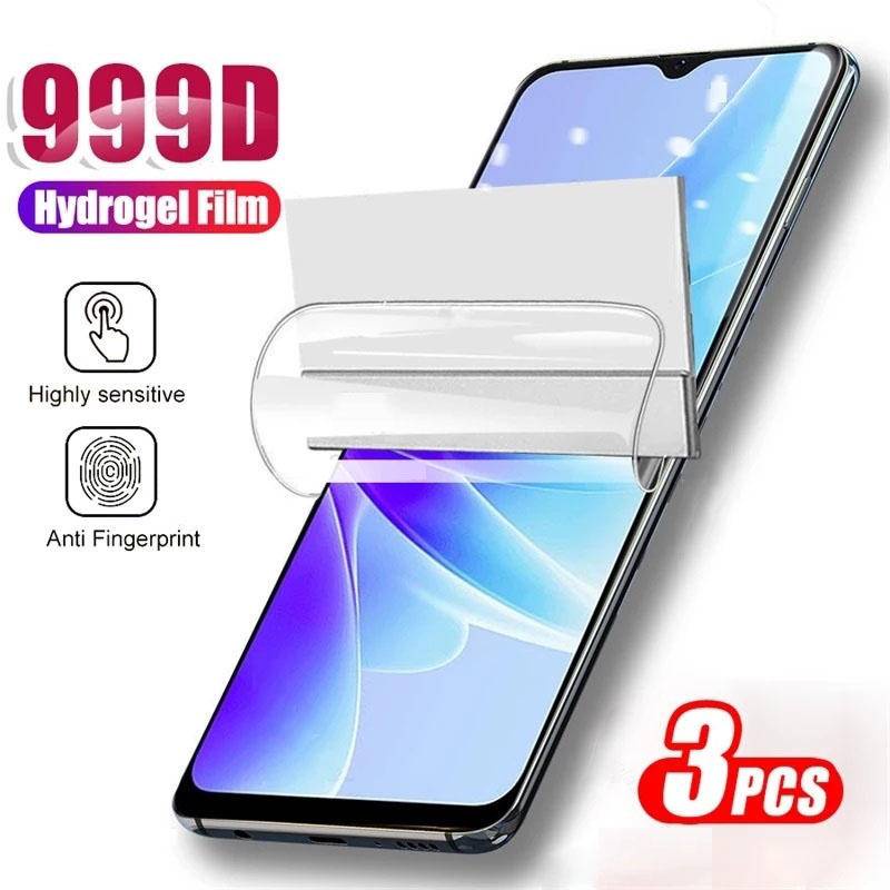 3pcs Pelindung Layar Anti blue light Untuk Nokia 1.3 1.4 2.2 2.3 2.4 3 V 3.2 3.4 5.4 4.2 5.3 6.2 7.2 Film Hidrogel Bening Film Pelindung