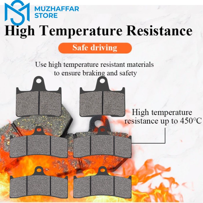 Kampas Rem KAWASAKI ZX-7RR ZX750 ZX 750 ZX7RR ZX7 RR 1996 - 1999