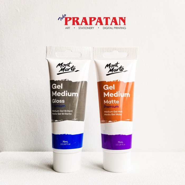 

Mont Marte Acrylic Gel Medium Gloss / Matte 75ml - Gloss