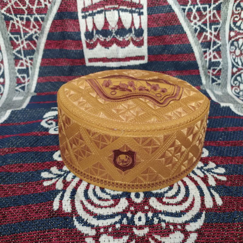 peci songkok kopiah ustadz ADI HIDAYAT COKLAT CREAM Peci Assagofah Polos AL HAMID, Kopiah Assagofah 