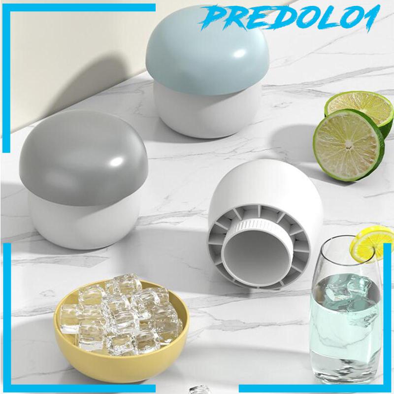 [Predolo1] Cylinder Ice Tray Portable Freezers Ice Maker Cup Untuk Piknik Camping Kopi