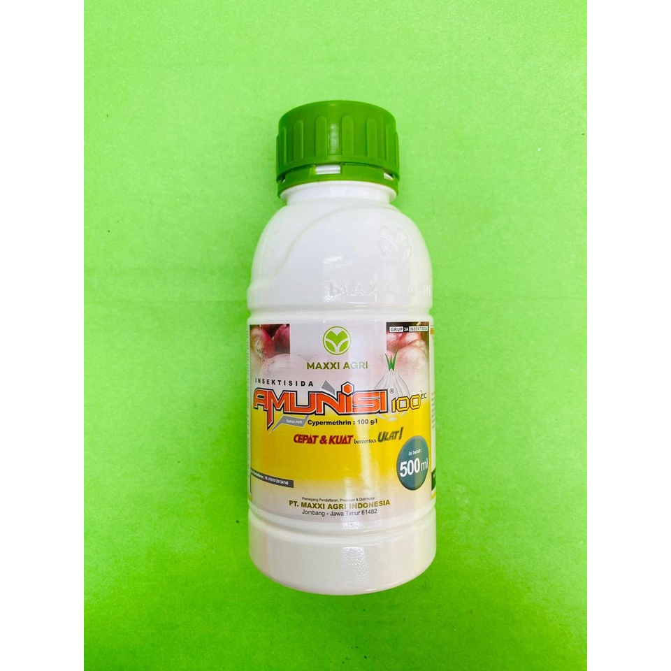 Insektisida pengendali ulat grayak AMUNISI 100EC dari MAXXI AGRI