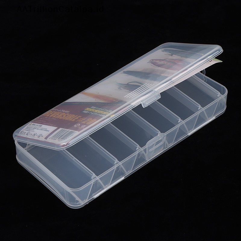 Aatrillioncatalpa 14kompartemen Fly Fishing Tackle Box Storage Dua Sisi Umpan Ikan Cases ID