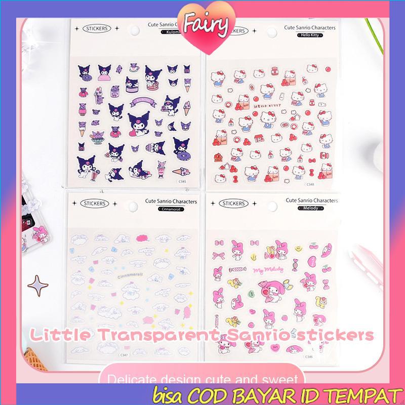 

Stiker Kartun Karakter Sanrio Kuromi Melody DIY Lucu Stiker Untuk Dekorasi F