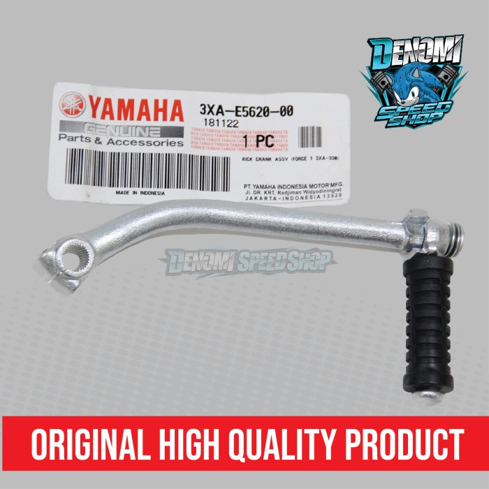 Kick Stater Starter Selahan Selah Slah Pedal Engkol Yamaha F1ZR FIZR F1Z FIZ R Force 1 Original YGP 3XA-E5620-00