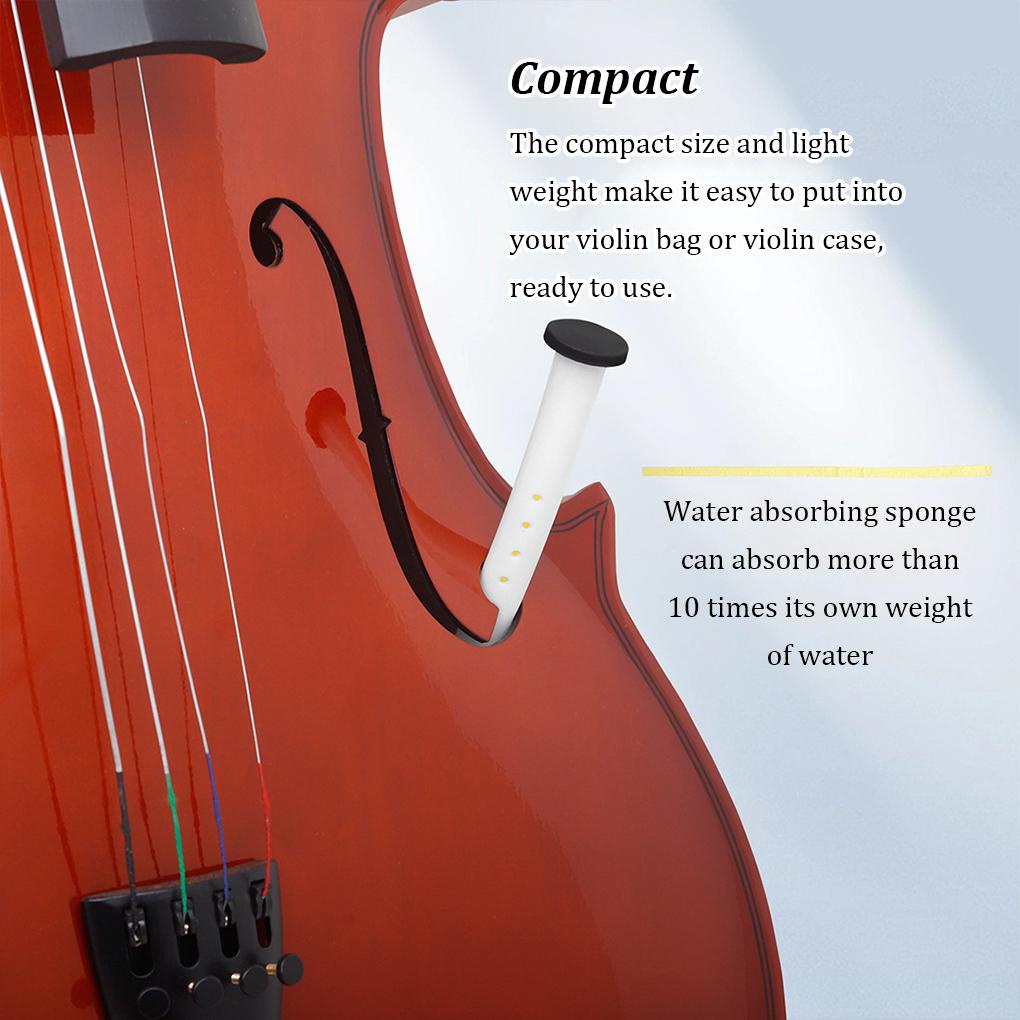 Violin Panel Humidifier Alat Musik Kontrol Kelembaban Anti Retak Alat Perawatan Alat Pengatur Kelembaban Suara