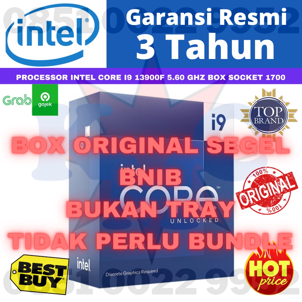 PROCESSOR INTEL CORE I9 13900F 13900 F 5.60 GHz BOX SOCKET 1700