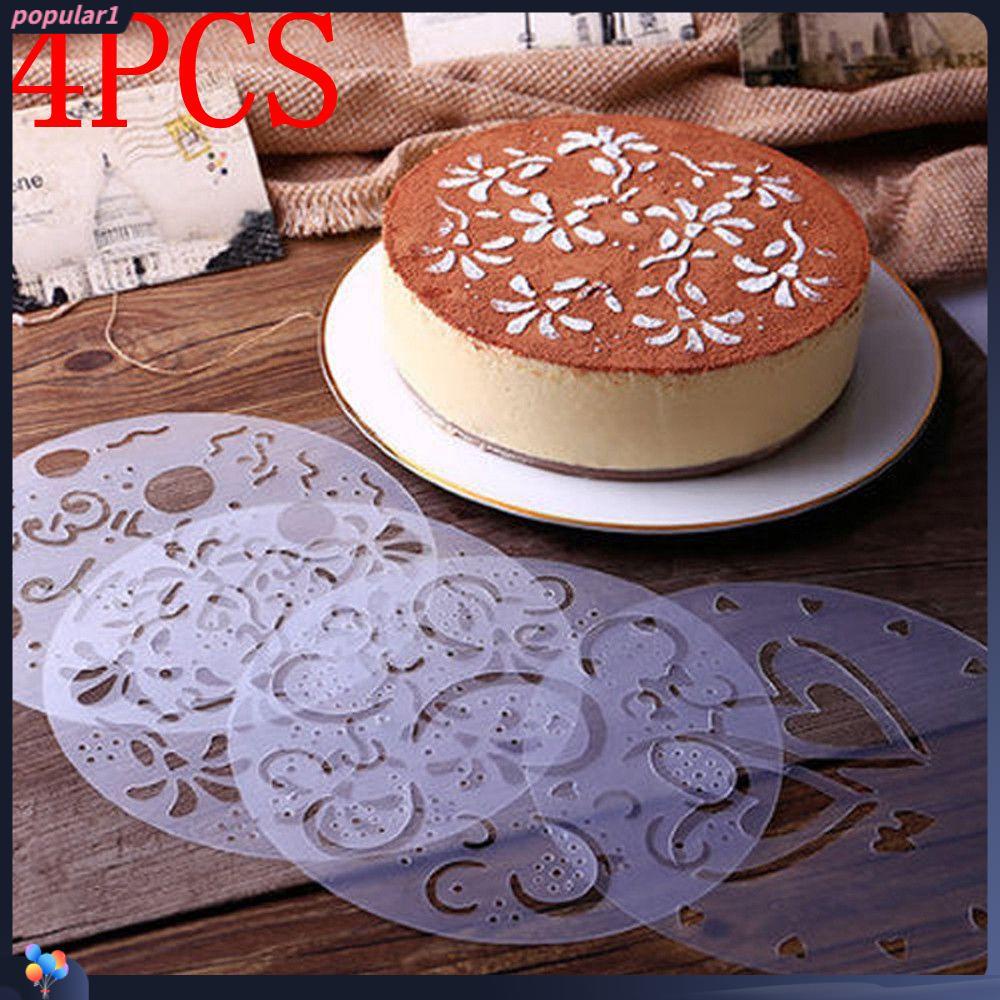 Populer 4PCS Cetakan Kue Mold DIY Craft Dapur Baking Pesta Ulang Tahun