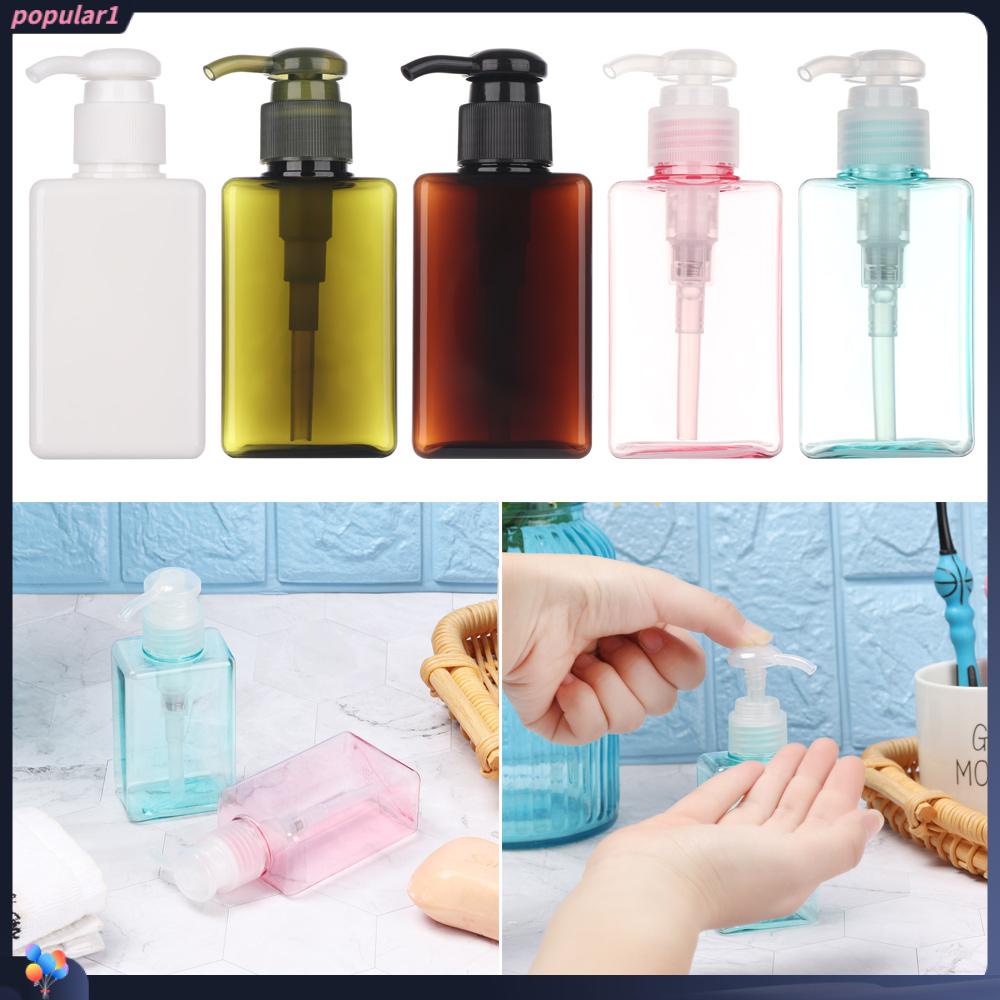 Populer 5pcs Dispenser Sabun Wadah Pompa Plastik Hand Sanitizer Bermanfaat