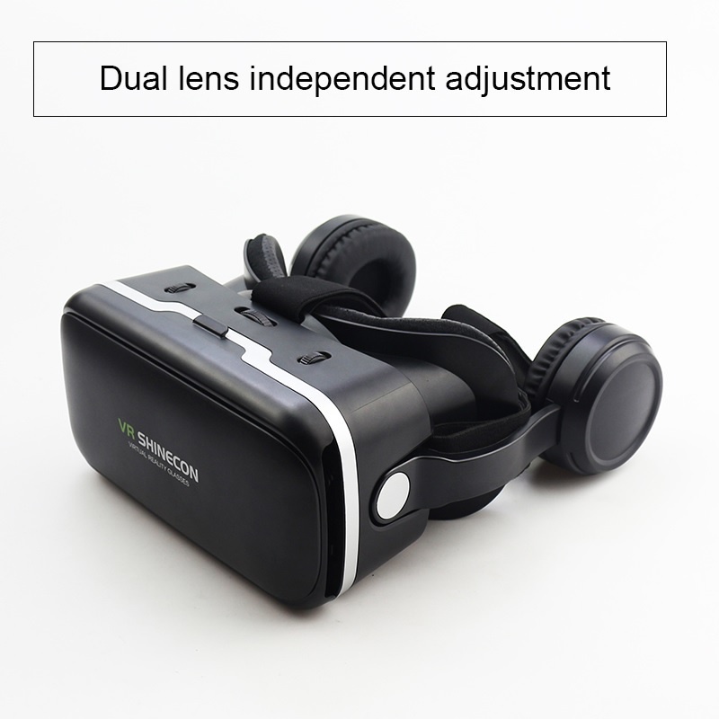 AKN8 - VR SHINECON 6.0 SC-G04E - 3D Virtual Reality Glasses with Headphone