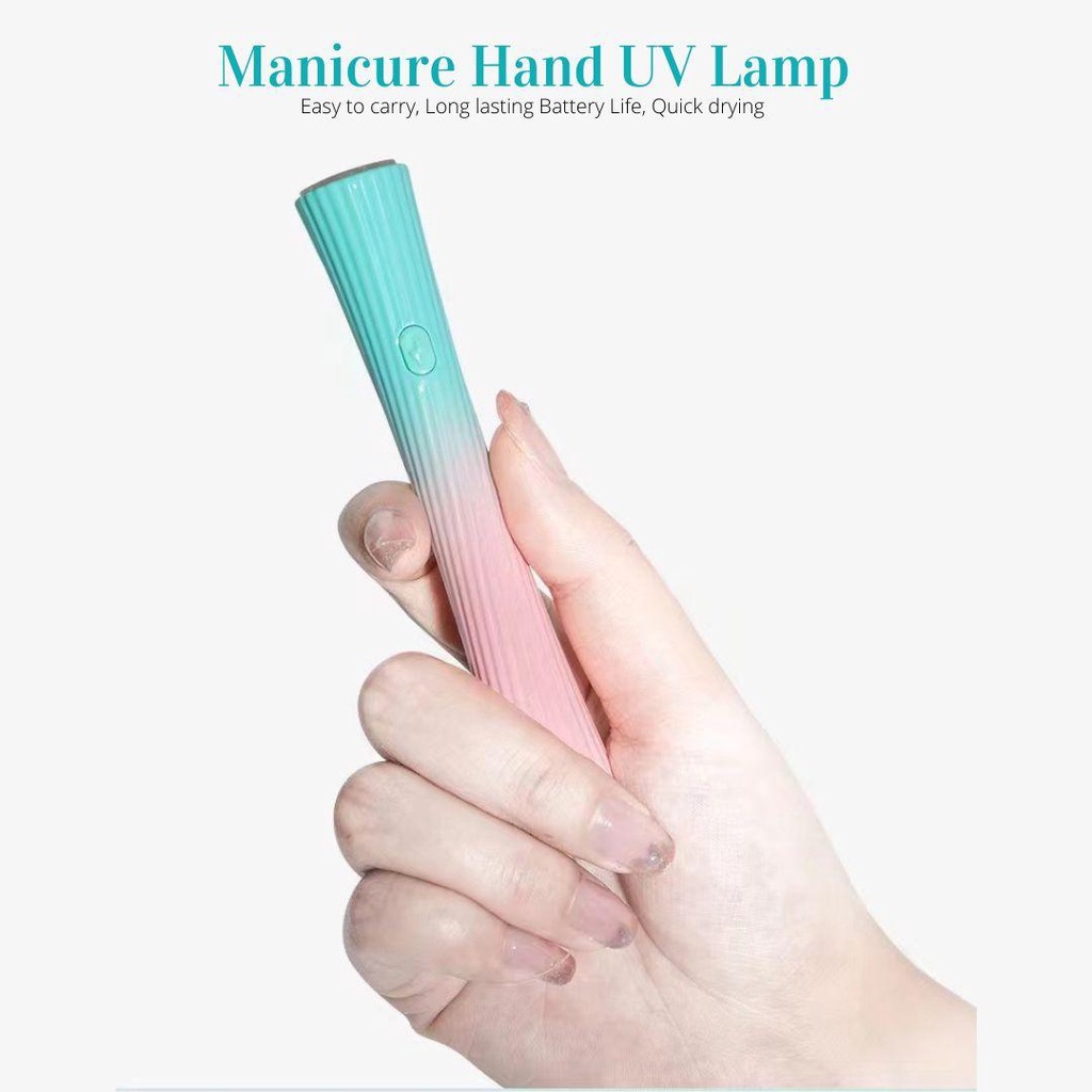 hand UV Lamp / Lampu pengering Kutek Nail Art lamp/ UV Pen Lamp