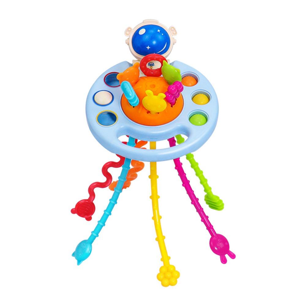 NEEDWAY Needway Develop Teething Sensory Toys Lembut Menyenangkan 1-3 Tahun Silikon Boilable UFO Mainan Bayi