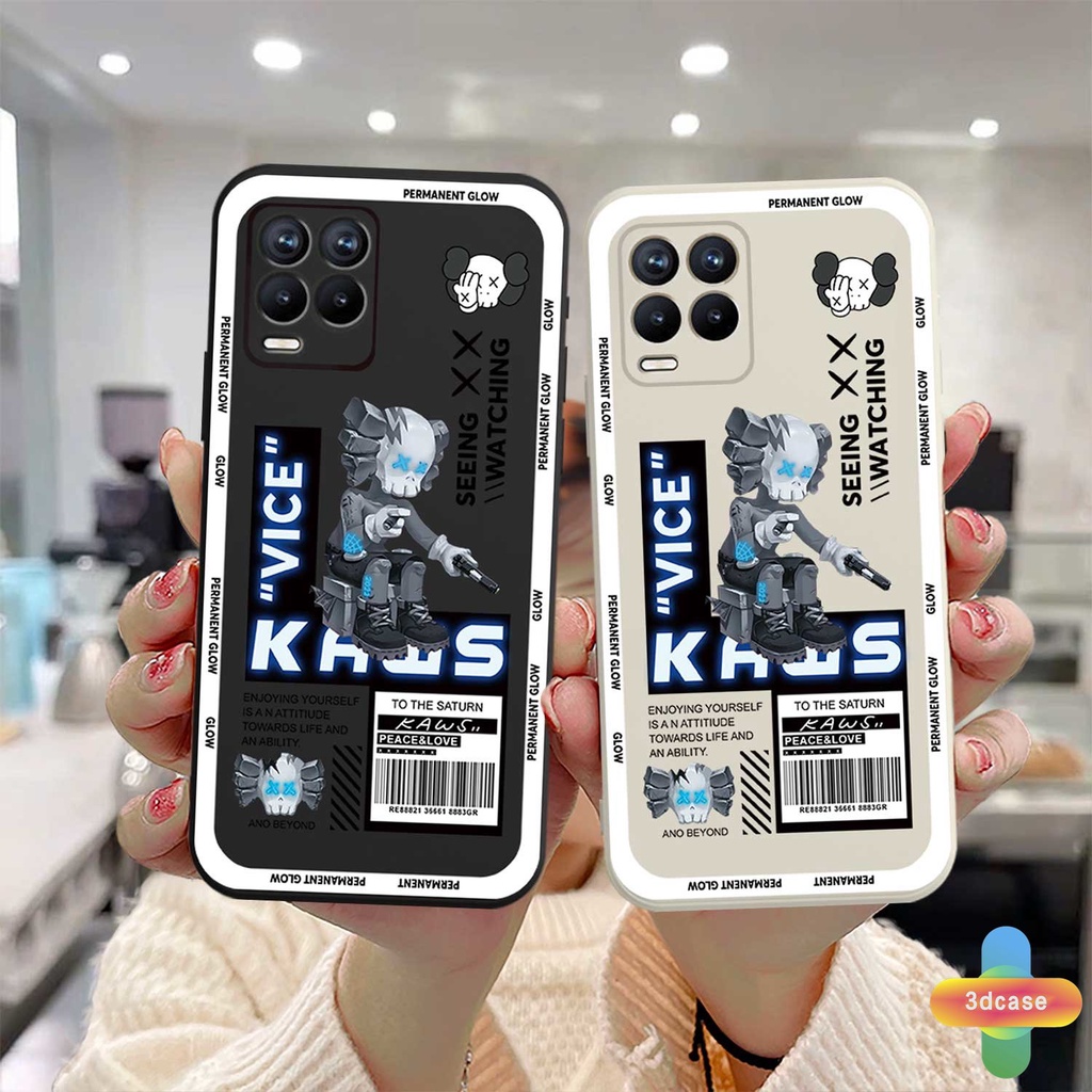 Case Realme C21Y C31 C35 C11 2021 C15 C21 C25 C20 C3 C12 C2 C25S 5S 5 5S 5i C17 7i C1 C25Y C2 C3i 6i C20A Narzo 20 10 10A 20A 30A A7 A5S A15 A16 Y12 Y20 Y15S Y21 A03 A12 Ins KAWS Dunk Full Cover