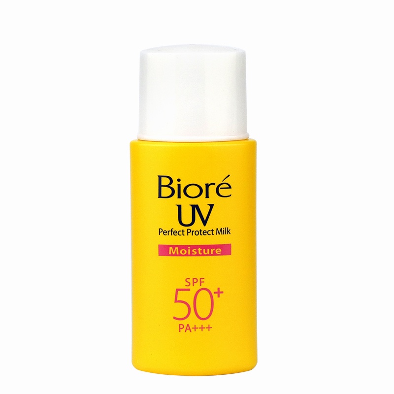 BIORE UV Sunscreen Perfect Protect Milk Moisture/Cool Skincare Sunblock SPF50+ PA+++ 25ml