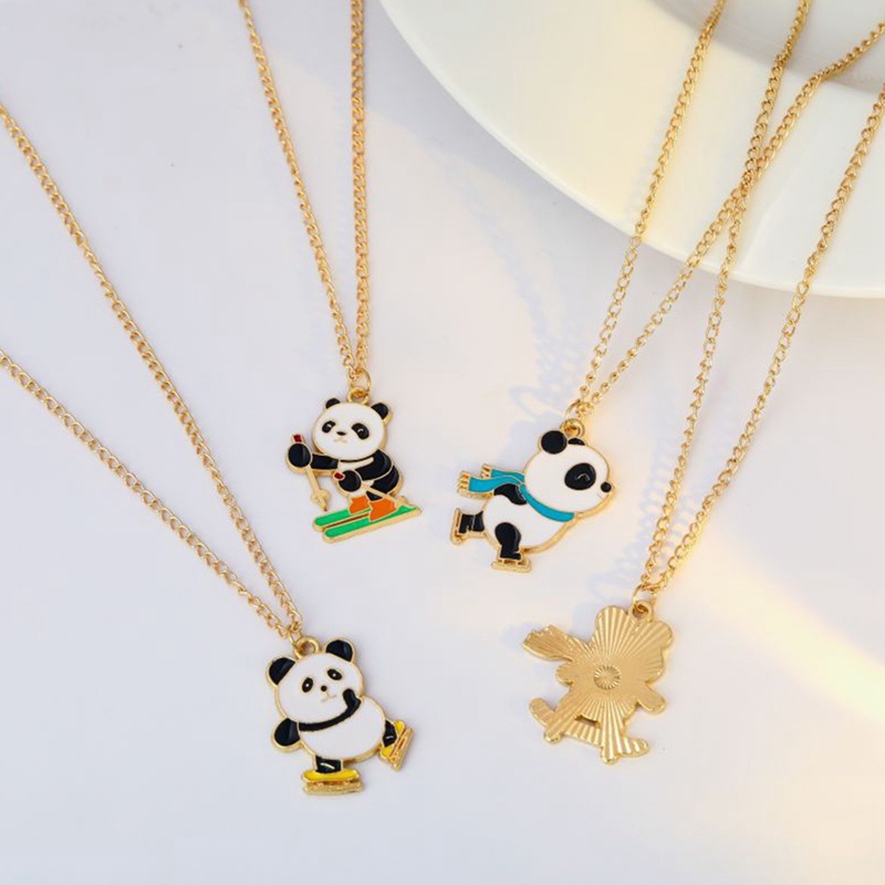 Fashion Panda Kalung Untuk Wanita Pesona Rantai Kalung Chokers Kerah Perhiasan Hadiah