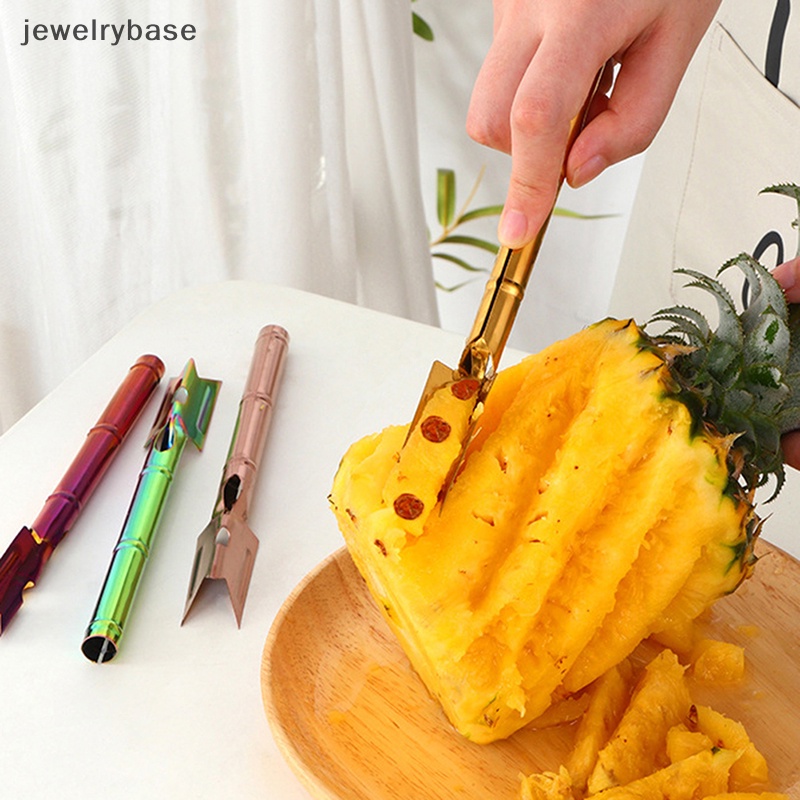 [jewelrybase] Stainless Steel Pineapple Fruit Tools Alat Pemotong Pengupas Mata Nanas Butik