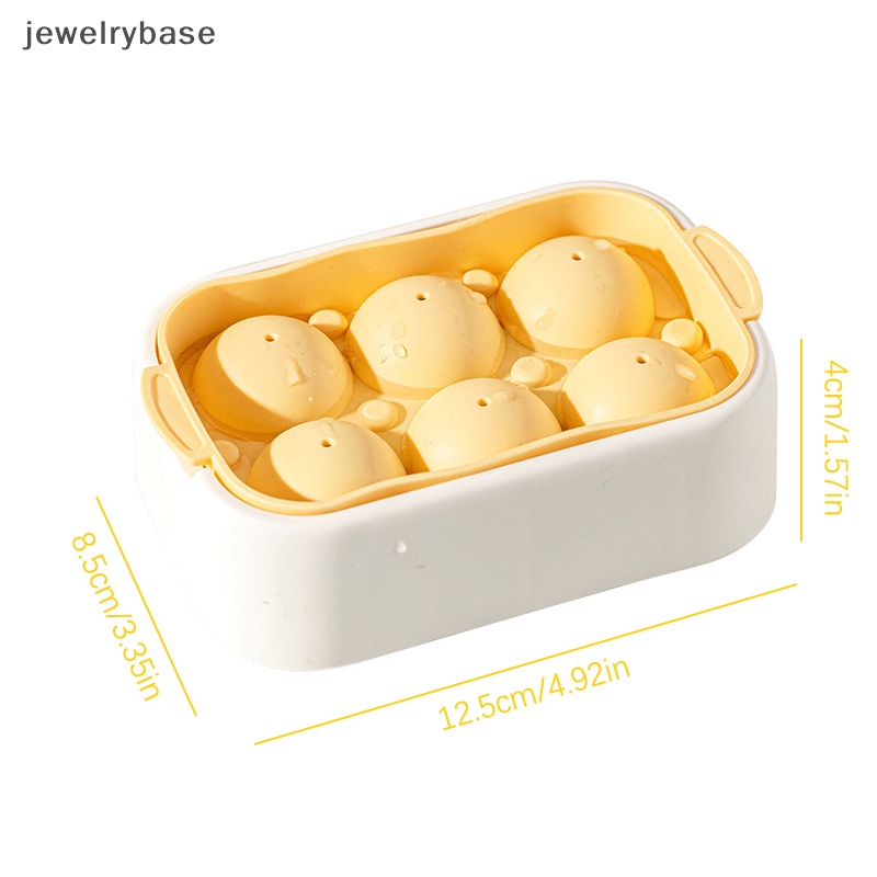 [jewelrybase] 6grids Ice ball Cetakan Silikon Ice Cube Tray Cetakan Es Ice Shot Glass Mold Butik