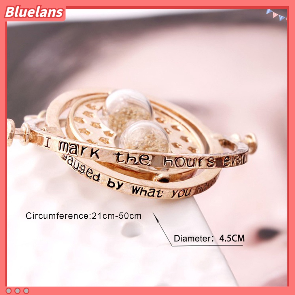 [BLS] Wanita Fashion Jam Pasir Liontin Klavikula Kalung Kerah Rantai Perhiasan Hadiah Untuk Pesta