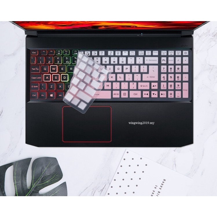 Untuk Acer Nitro 5an515-58 AN515-54 AN515-55 AN515-56 AN515-57 AN515-46 AN515-45 15.6 '''Silikon Penutup Keyboard Laptop Aksesori