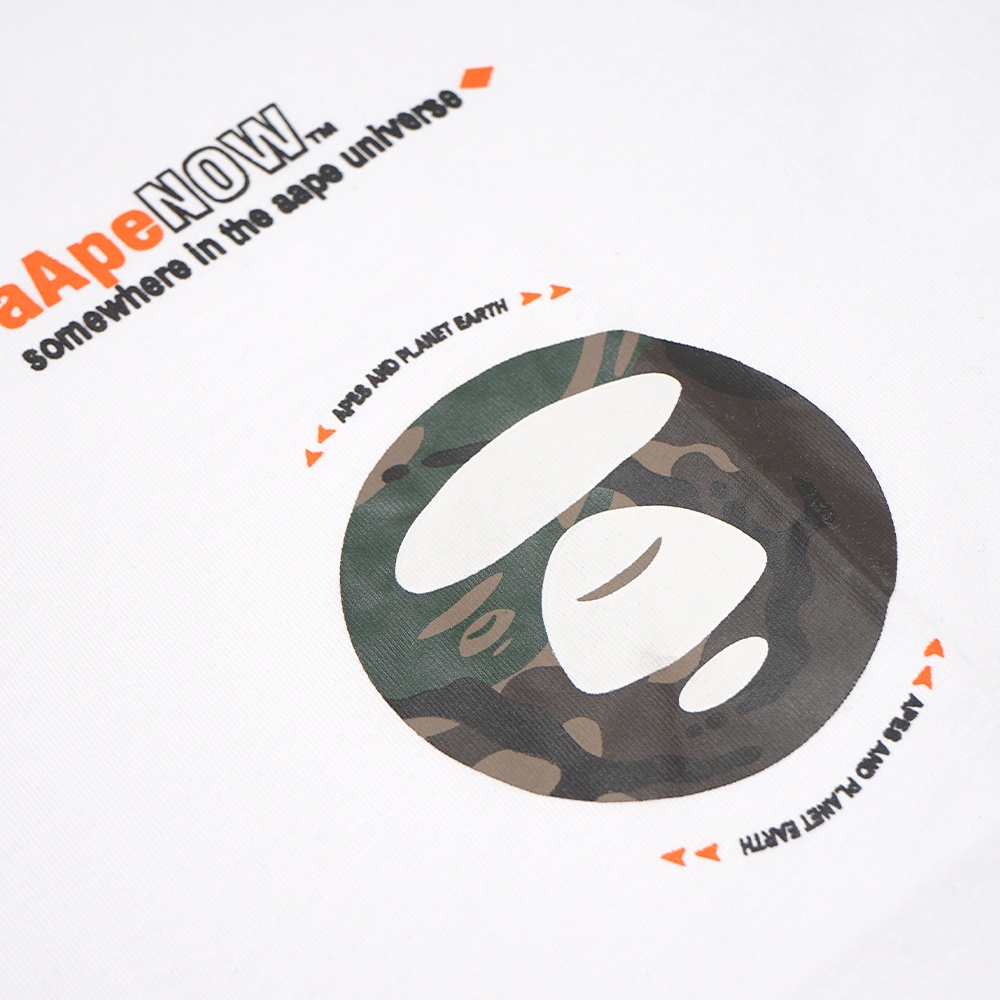 Aape by A Bathing Ape Aape Now Camo T-Shirt White