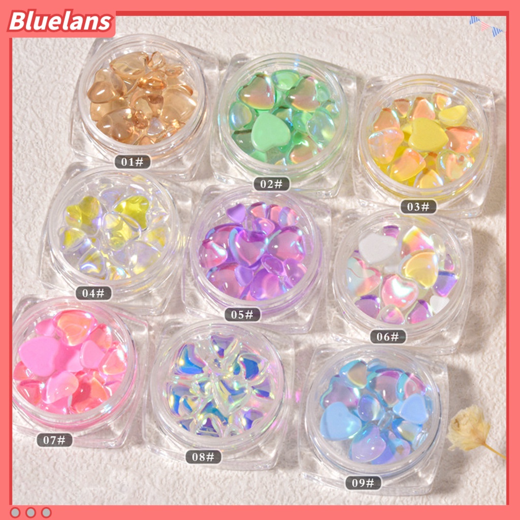 [BLM] 20pcs /Bag Kuku Busur Berlian Imitasi Glitter Indah Kristal Imitasi Bergaya 3D Efek Visual Nail Bow Ornamen Untuk Perempuan