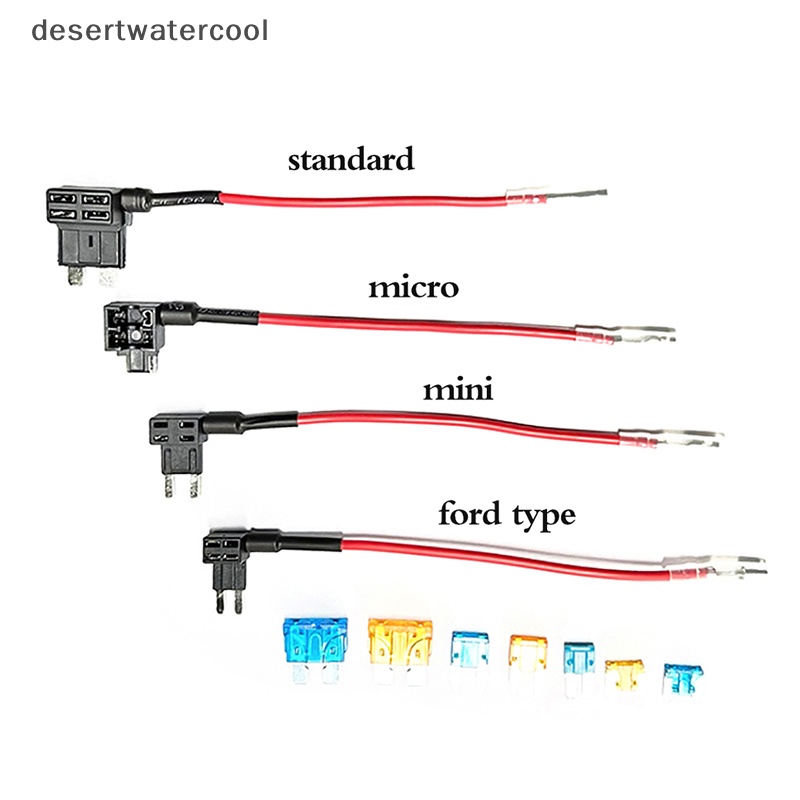 Deid 12V Fuse Holder Add-a-circuit TAP Adapter Micro Mini Standard Ford ATM APM Blade Auto Fuse Dengan 10A Blade Car Fuse Dengan Holder Martijn