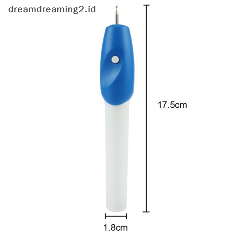 (drea) Baru DIY Mini Alat Pena Ukir Elektrik Perhiasan Plastik Logam Kayu Kaca //