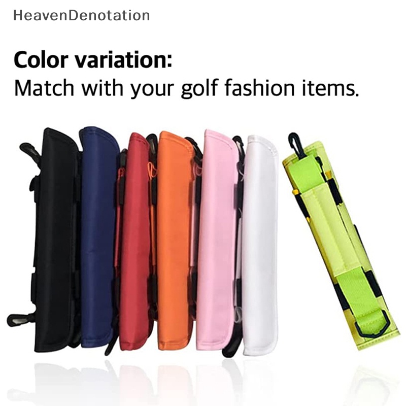 [HeavenDenotation] 1pc Mini Nylon Golf Carrier Bag Driving Range Travel Bag Golf Training Case HDV