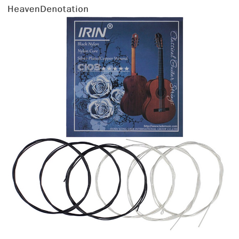 [HeavenDenotation] 6pcs C103 Senar Gitar nylon guitar replacement strings Senar Nilon HDV