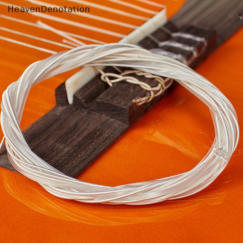 [HeavenDenotation] 6pcs Set Senar Gitar Nylon Silver Strings Untuk Gitar Klasik Classic HDV