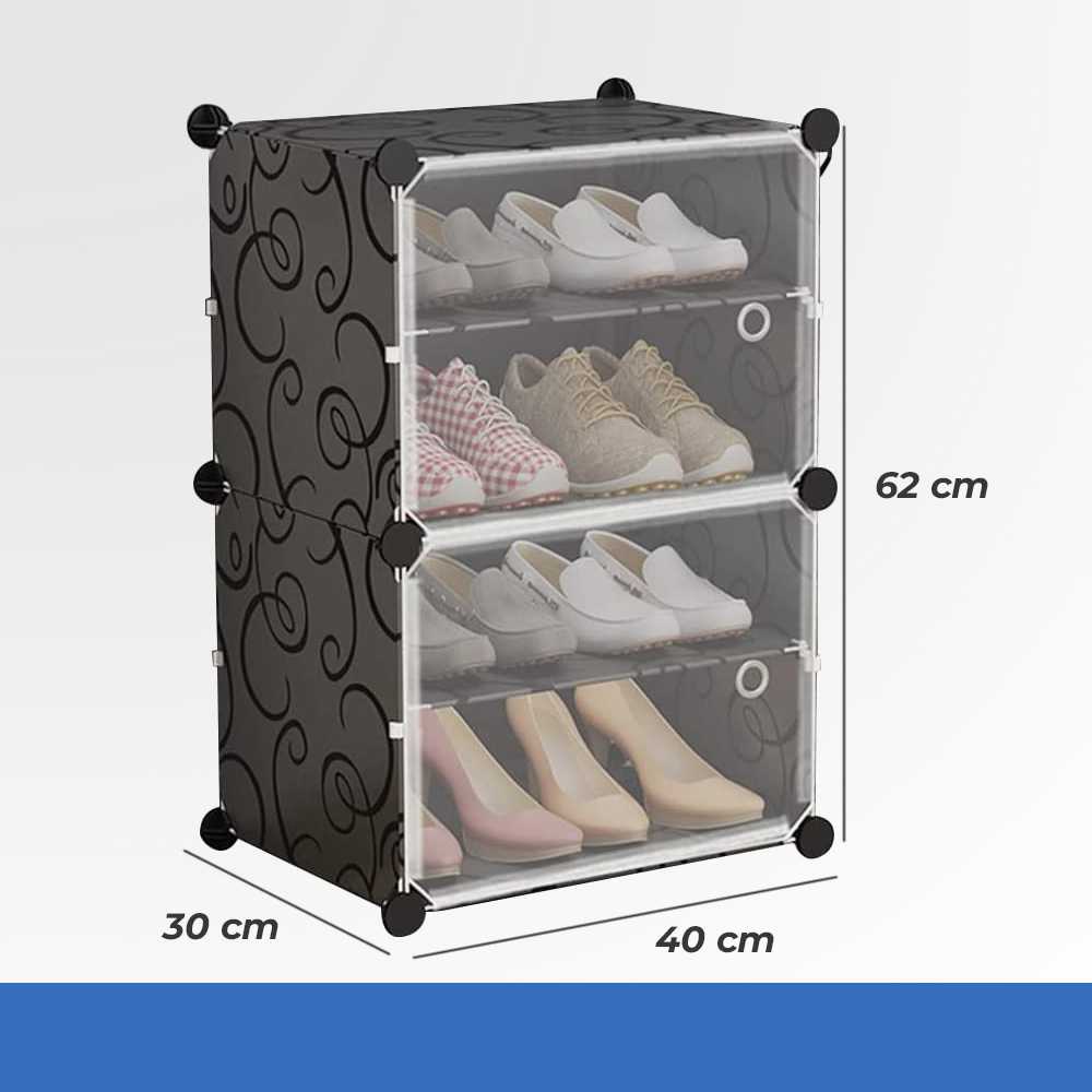 TD - DPR WEILIANG Rak Sepatu Sendal 4 Susun Shoe Shelf Cabinet - SSA8