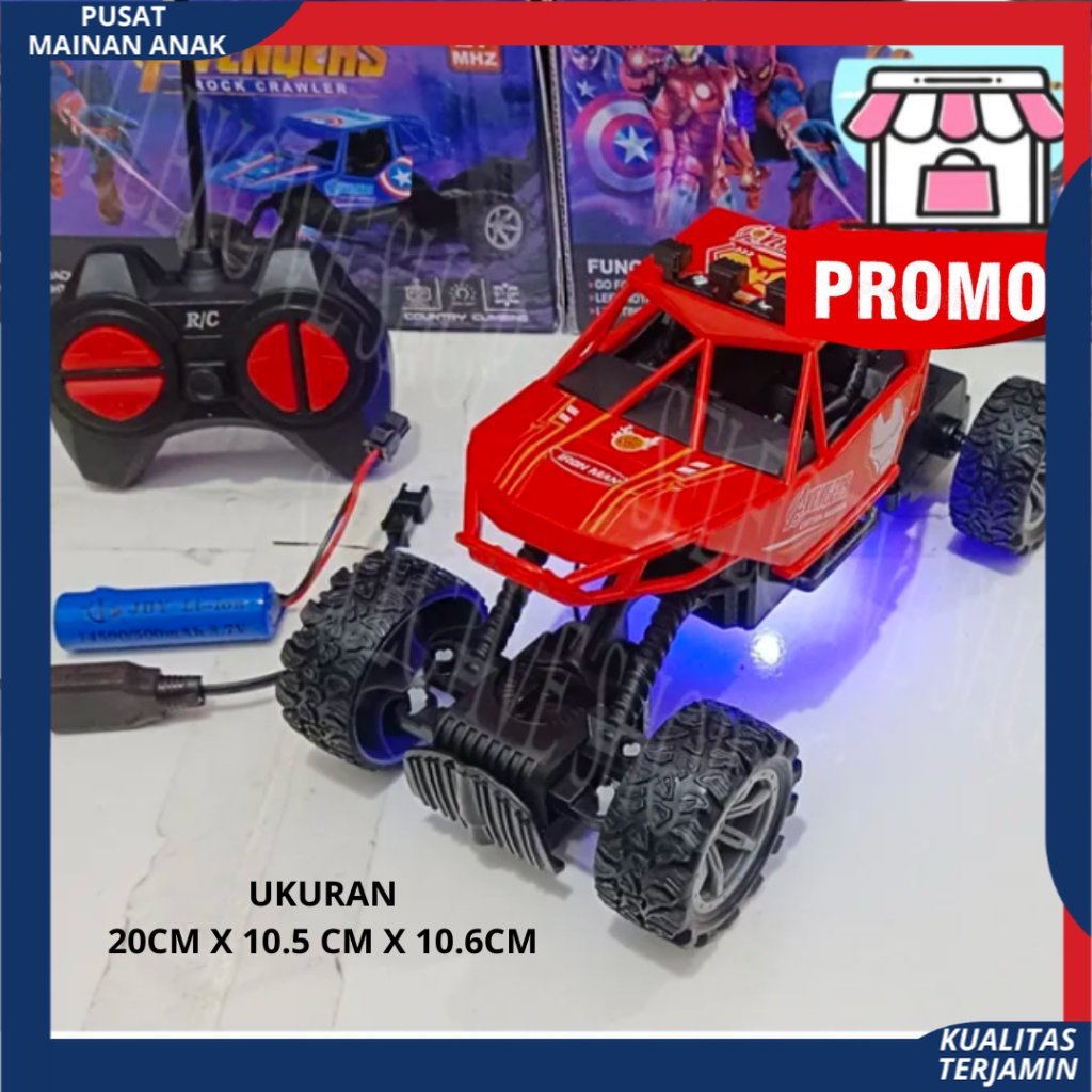 RC Car Rock Crawler Jeep Racing Drift / RC Drift Rock Crawler SNEAK BOOST MONSTER skala 1:20 BATERAI CHARGER