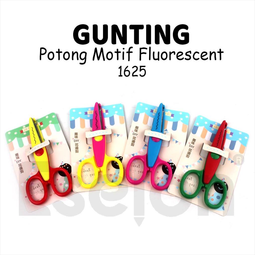 

1pcs Gunting Fancy Bentuk GERIGI 1625 / Gunting Motif Fancy