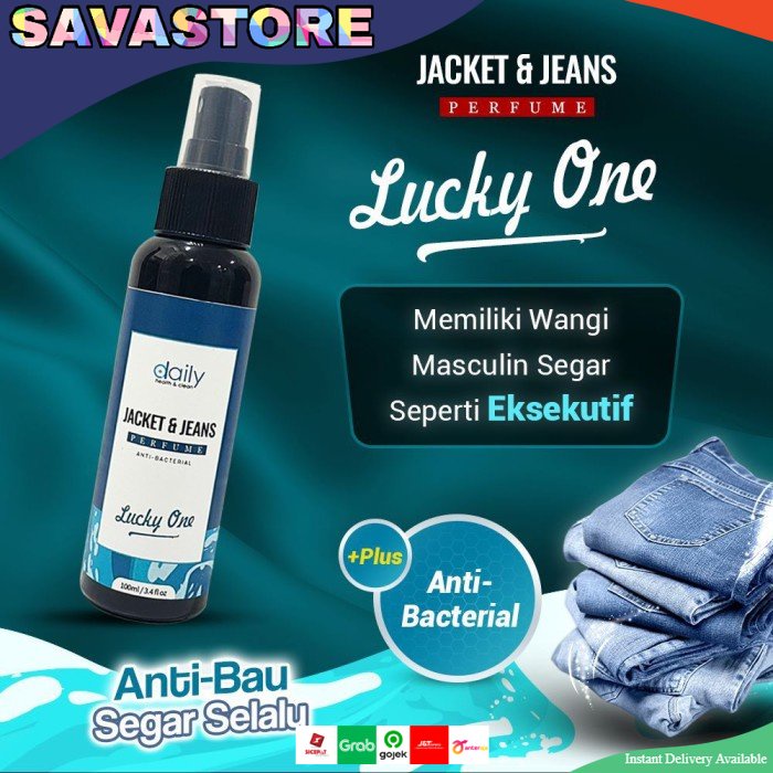 Daily Premium Parfum Refresher Celana Denim Anti Bakteri Ampuh Penghilang Bau - Parfum Jacket and Jeans Perfume Anti Virus