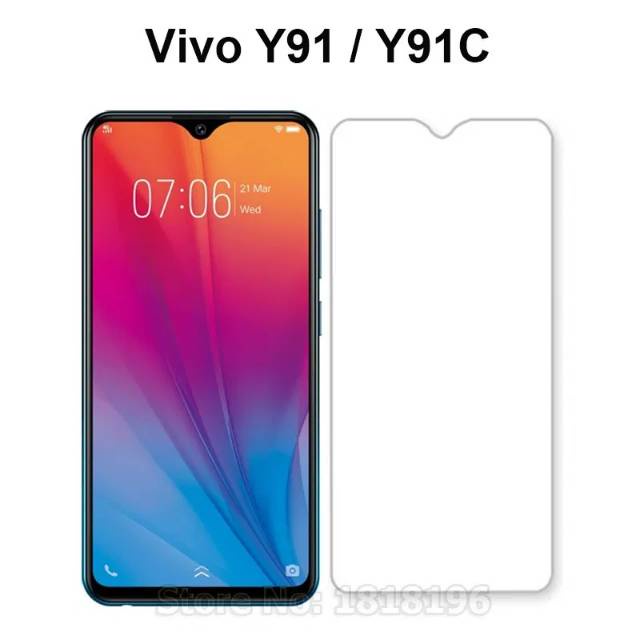 Tempered glass vivo y91 y91c y93 y95 glass bening full